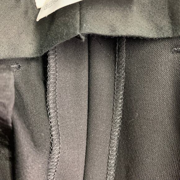 CALVIN KLEIN COLLECTION Size 8 Black Wool Wide Leg Dress Pants - Picture 7 of 7